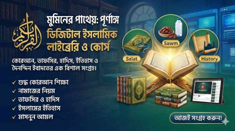 মুমিনের পাথেয়: আপনার পূর্ণাঙ্গ ডিজিটাল ইসলামি লাইব্রেরি ও কোর্স বান্ডেল